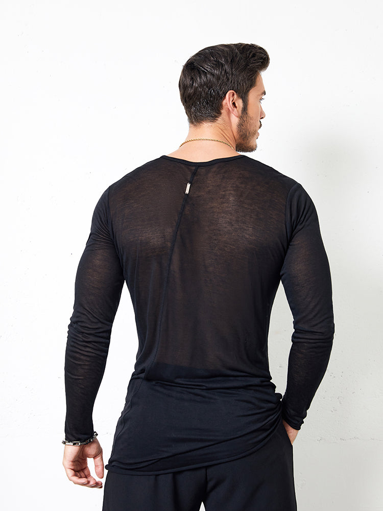 Lessel Wool Perpetual Shirt #N030 -- Black
