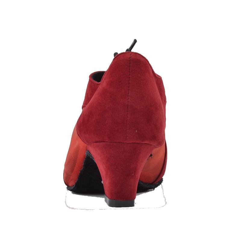 Custom Made Latin Dance Shoes - Hollow boot- Red - Sydney Social Baila