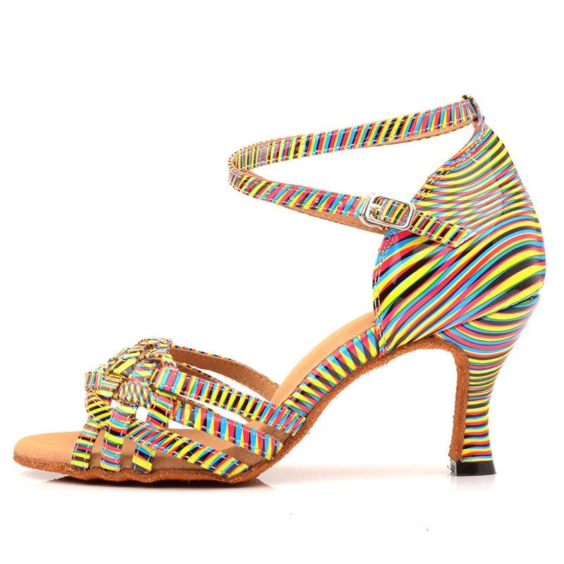 Made to order: Heels " colour stripe" - Sydney Social Baila