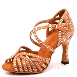 Made to order: Heels "Dimond"-- light Pink - Sydney Social Baila