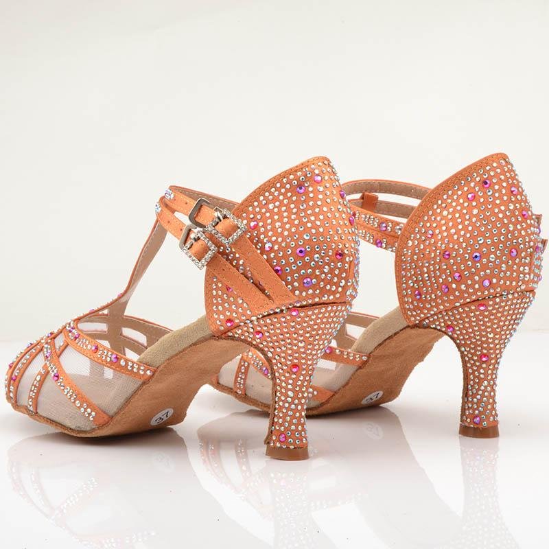 Made to order: Heels " Double Dimond"--Orange - Sydney Social Baila