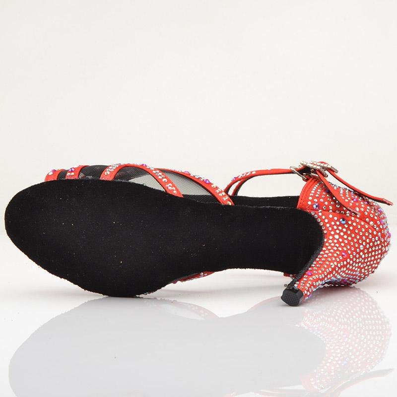 Made to order: Heels " Double Dimond"-- Red - Sydney Social Baila