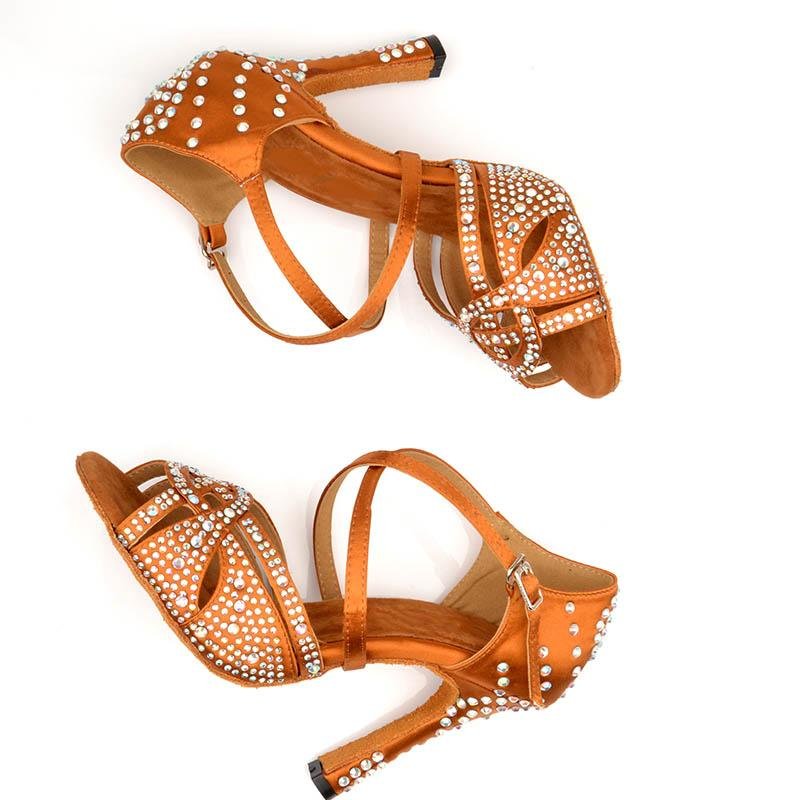Made to order: Heels "Double Dimond"-- Tan - Sydney Social Baila