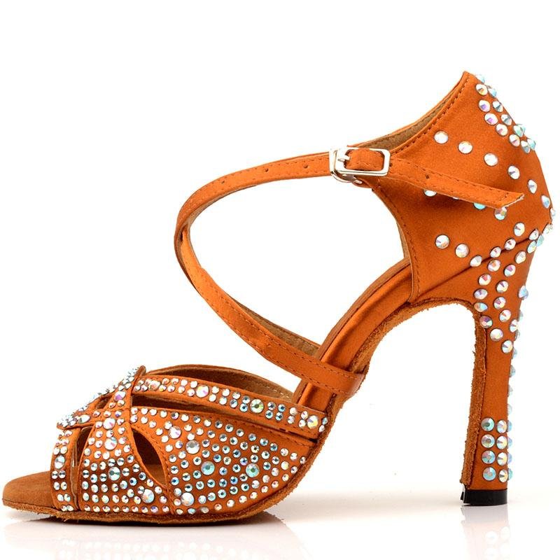 Made to order: Heels "Double Dimond"-- Tan - Sydney Social Baila