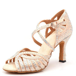 Made to order: Heels "Simple Dimond"-- Champain - Sydney Social Baila