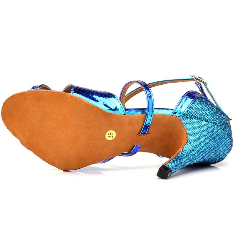 Made to order: Heels "Snake Blue" - Sydney Social Baila