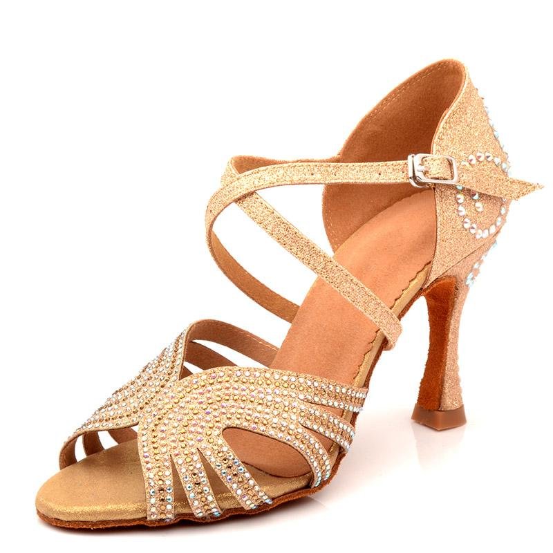 Made to order: Heels " Sparcle Gold" - Sydney Social Baila