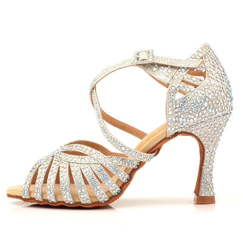 Made to order: Heels " White Sparkle" bridal - Sydney Social Baila